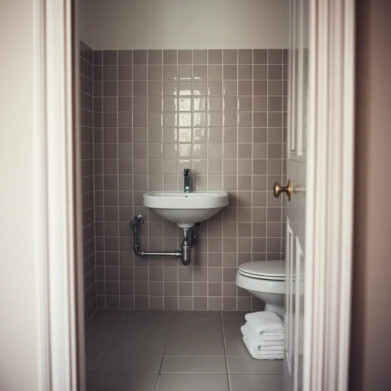 After: Bathroom, four days